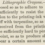 Excerpts from Peter S. Duval, “Lithography” in J. Luther Ringwalt, American Encyclopaedia of Printing (Philadelphia: Menamin & Ringwalt, 1871). s.