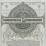 Theo. Leonhardt & Son. Commercial Lithography. 324 Chestnut St. Philadelphia (Philadelphia: Theo. Leonhardt & Son, May 1, 1876). Transfer lithograph. Courtesy of the Historical Society of Pennsylvania. 