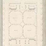 First Floor of the Girard College (Philadelphia: Lith. of J. T. Bowen, ca. 1840). Pen and ink lithograph. 