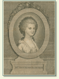 ANN ELIZA BLEECKER (1752 – 1783)
