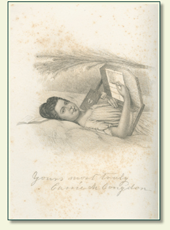 CAROLINE M. CONGDON (1841 or 2 – 1860)
