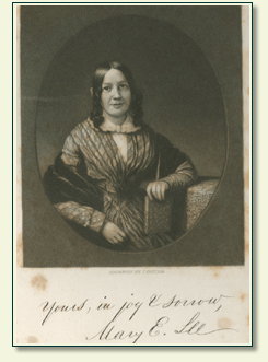 MARY E. LEE (1813 – 1849)